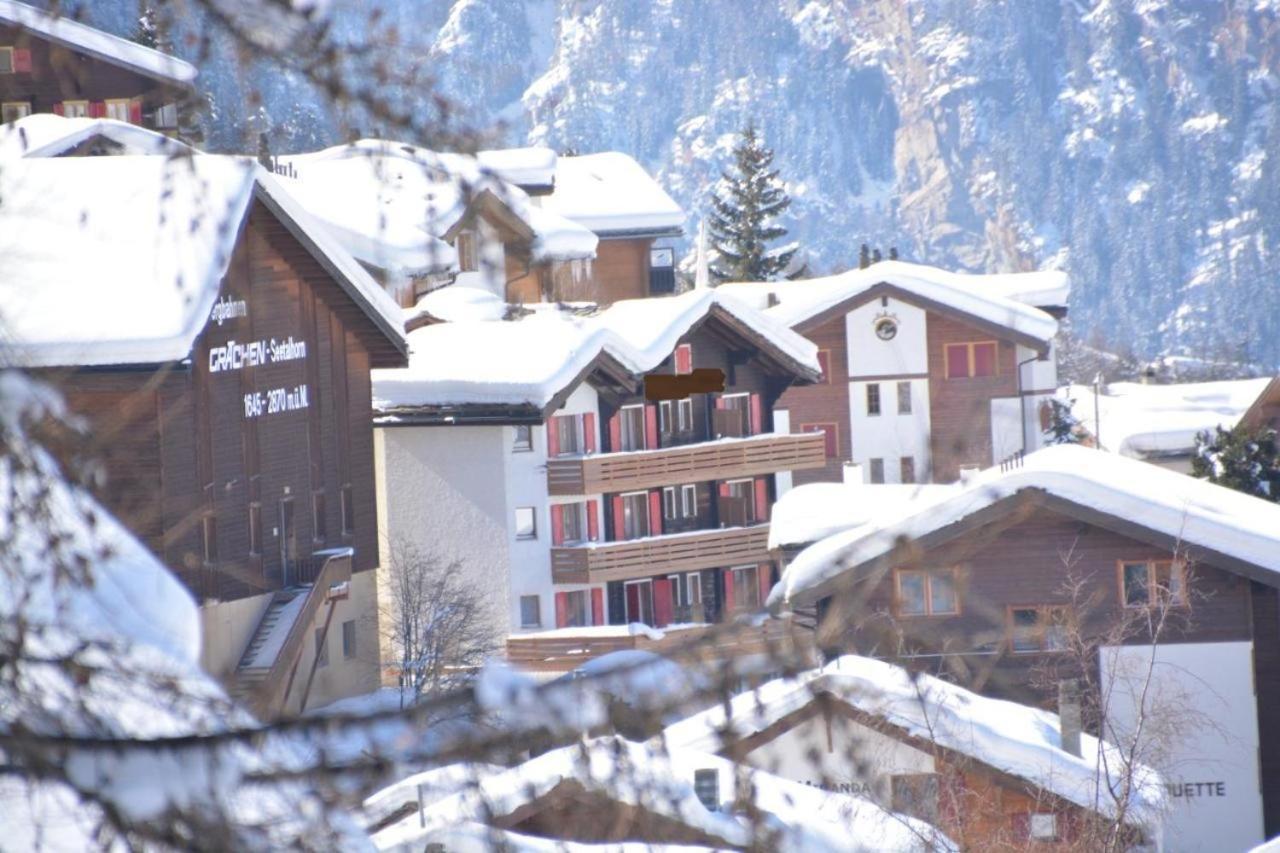 B&B Hotel Alpina Grächen Exterior foto